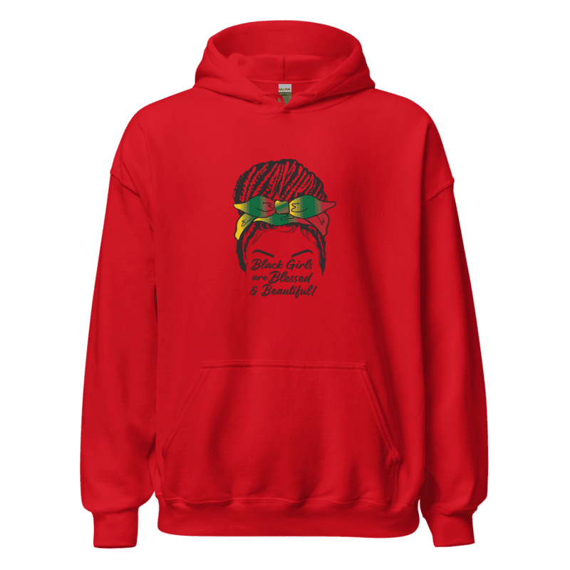 "Black Girls Are Blessed and Beautiful" Unisex Hoodie